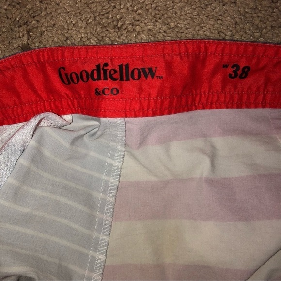 Goodfellow & Co Men’s American Flag Swim Trunks Size 38 - Picture 2 of 7